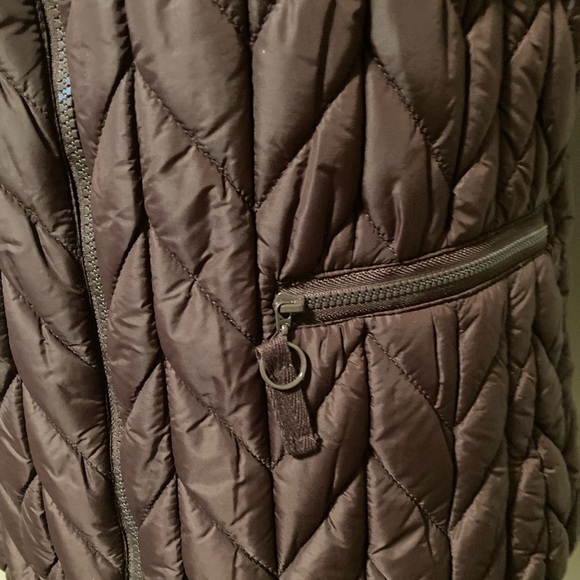 Quilted Brown vest from Coldwater Creek size medium - Picture 2 of 7